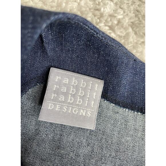 Rabbit Rabbit Designs Women’s Sz. 14 Denim Jumper Dress. New W/ Tags - Picture 6 of 10